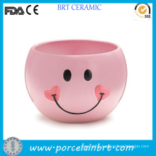 Pink Smiling Face Sweet Candy Bowl